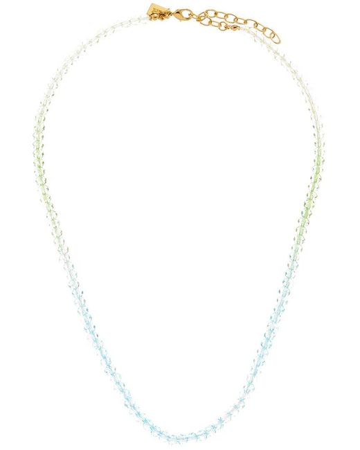 Crystal Haze Jewelry White 18K Plated Colorful Necklace