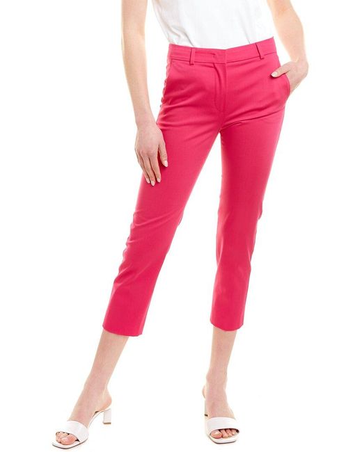 Max Mara Pink Calcut Long Trouser