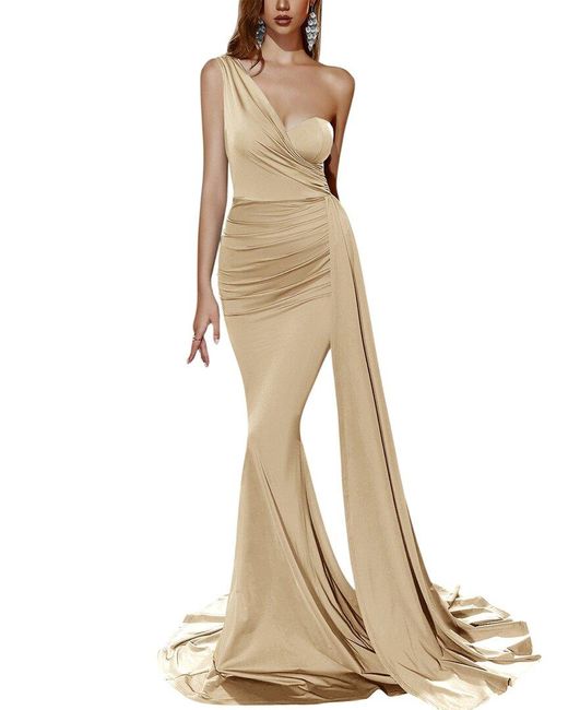 Amanda Royal Natural Maxi Dress