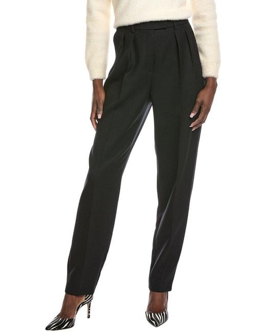 Akris Black Fidelia Wool Pant