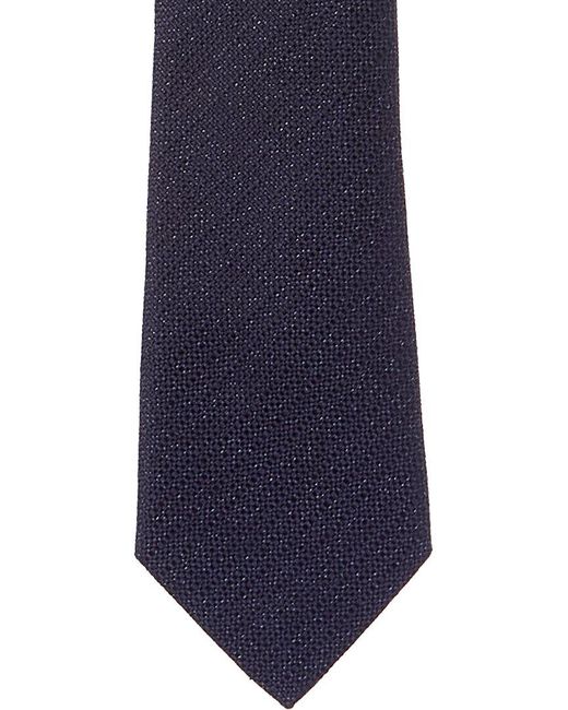 Canali Blue Navy Silk Tie for men