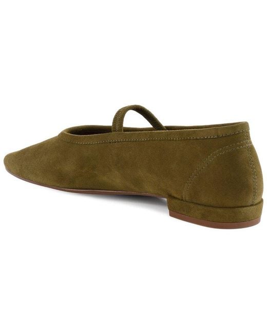Seychelles Green Maryjane Suede Flat