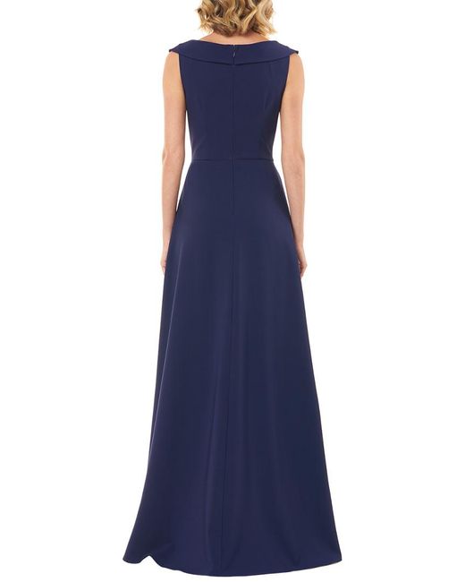 Kay Unger Jumpsuit Gown in Navy (Blue) - Save 63% - Lyst
