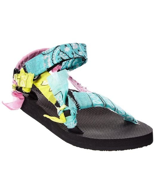 ARIZONA LOVE Blue Trekky Mix Bandana Sandal