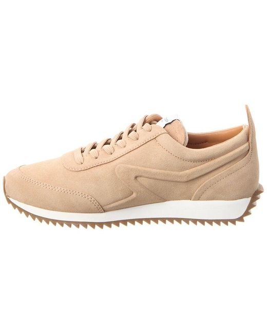 Rag & Bone Natural Retro Runner Suede Sneaker