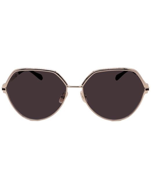 Ferragamo Metallic Sf325s 60mm Sunglasses