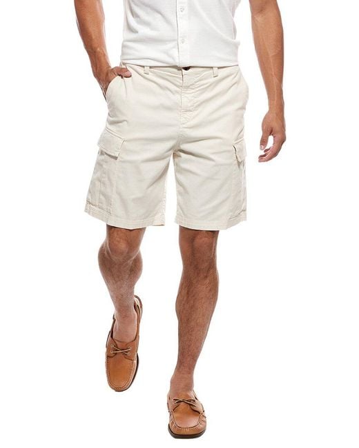 Brunello Cucinelli Natural Cargo Short for men