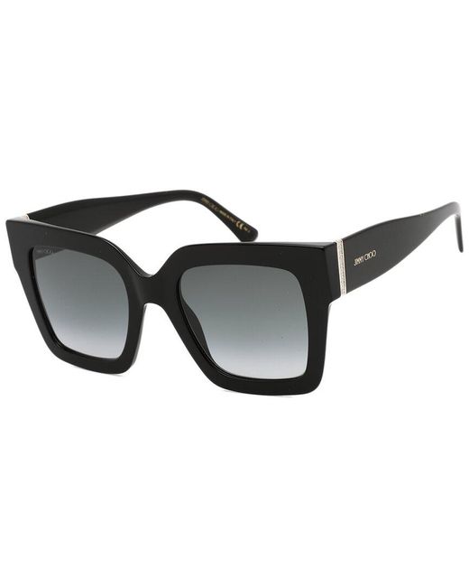 Jimmy Choo Black Edna/s 52mm Sunglasses