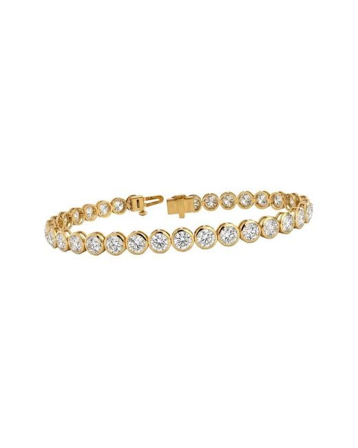 Lab Grown Diamonds White 14K 10.20 Ct. Tw. Lab-Grown Diamond Tennis Bracelet