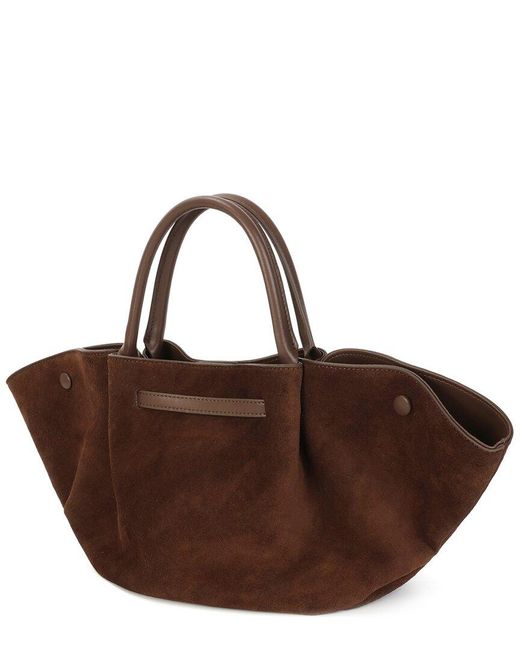 Tiffany & Fred Paris Brown Suede Tote