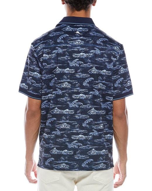 Tommy Bahama Blue Sport Bay View Polo Shirt for men