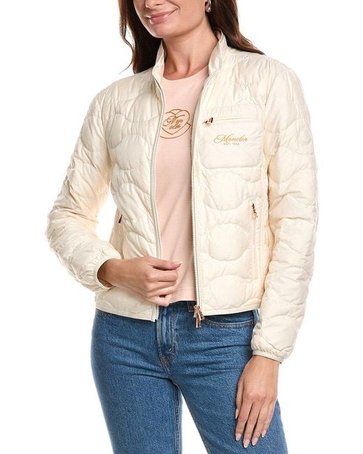 Moncler Natural Quilted Down Jacket