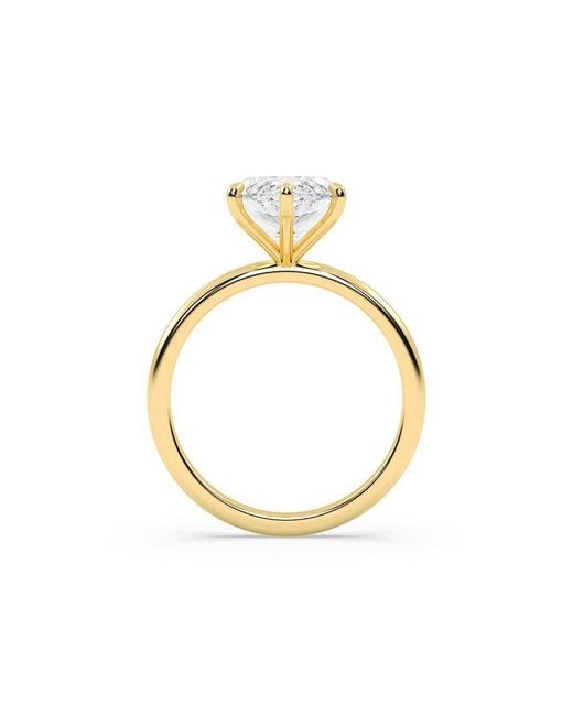 Lab Grown Diamonds White 14K.00 Ct. Tw. Lab-Grown Diamond Ring