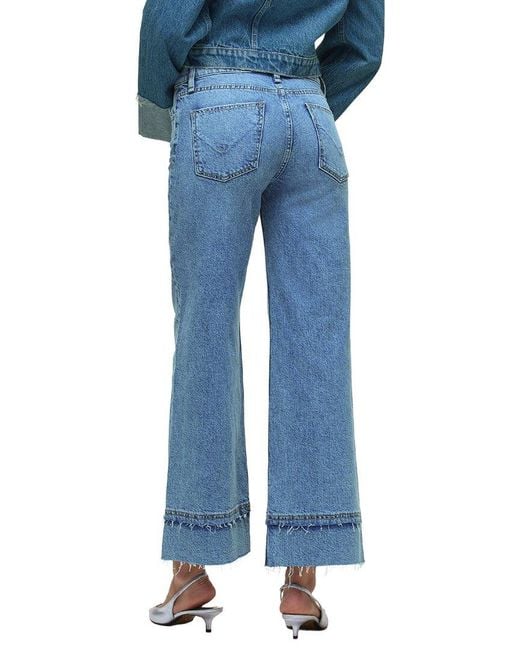 Hudson Blue Rosie High-Rise Wide Leg Ankle Jean