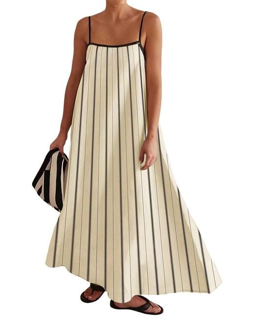 LOEY Natural Midi Dress