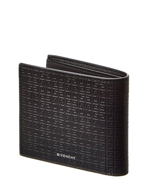Givenchy Black 4g Micro Leather Wallet for men