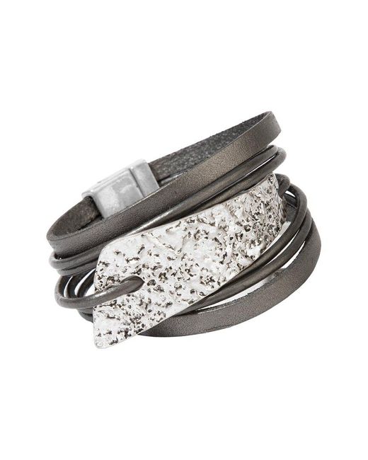 Saachi Gray Silver Absolute Zero Bracelet