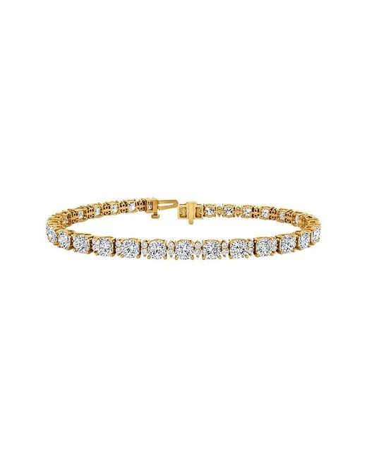 Lab Grown Diamonds White 14K 11.22 Ct. Tw. Lab-Grown Diamond Tennis Bracelet