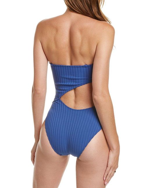 Solid & Striped Blue The Cameron One-piece