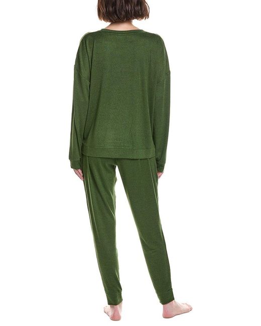 Sanctuary Green 2pc Top & Jogger Pajama Set
