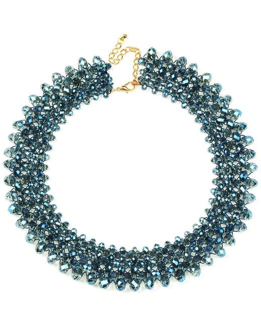 Eye Candy LA Secret Blue Necklace