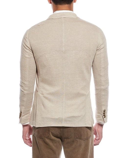 Eleventy Natural Giacca Linen Jacket for men