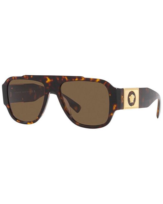 Versace Brown Ve4436u 57mm Sunglasses for men