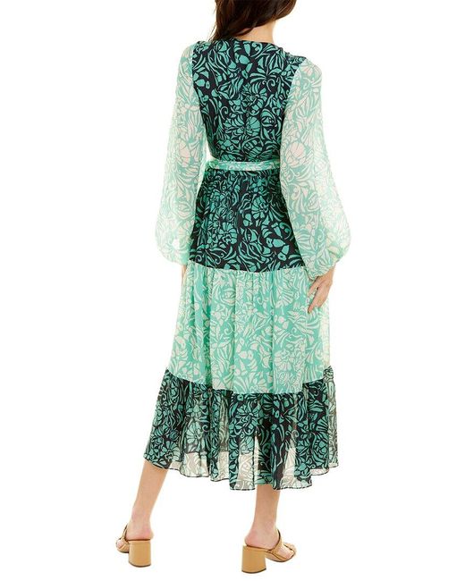 Tanya Taylor Liza Silk Maxi Dress in 