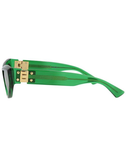 Bottega Veneta Green Novelty 49Mm Sunglasses