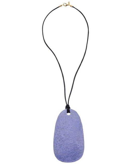 Kenneth Jay Lane Blue Pendant Necklace