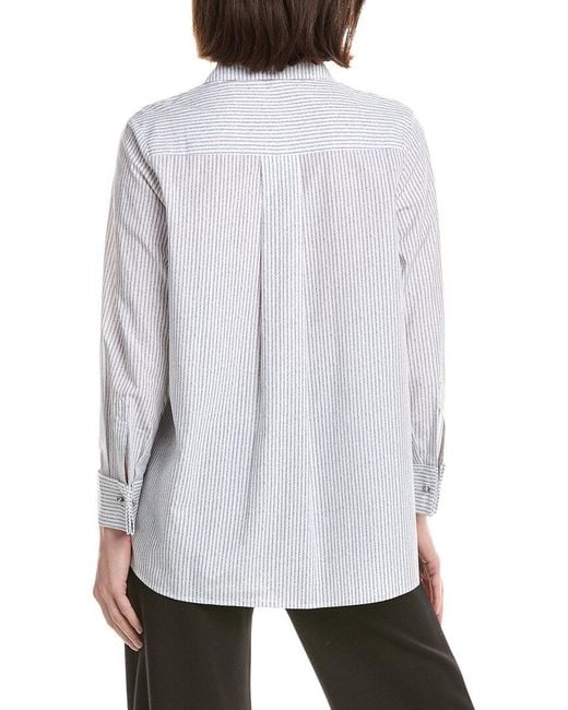 Lemon Grass Gray Button Down Shirt