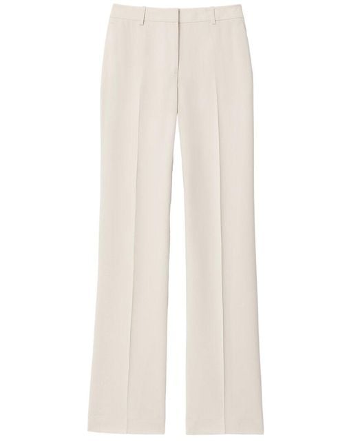 Lafayette 148 New York White Plus Gates Full Leg Pant
