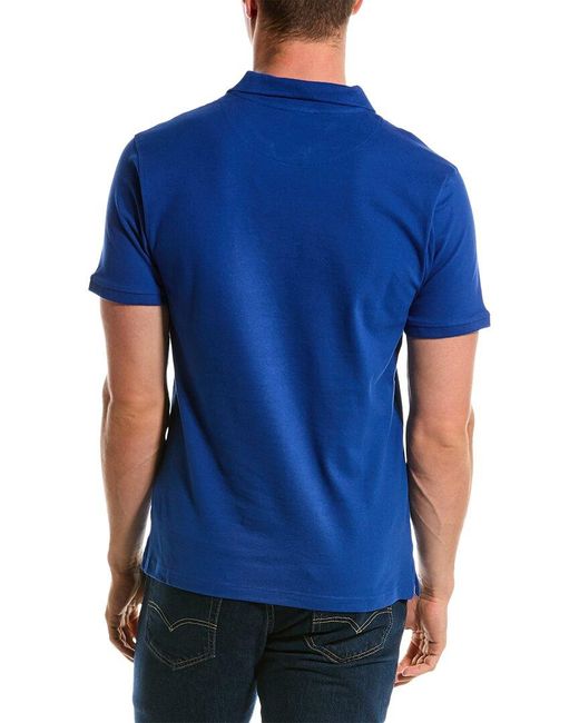 Class Roberto Cavalli Blue Polo Shirt for men