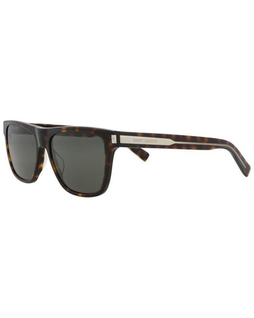 Saint Laurent Brown Sl619 56Mm Sunglasses for men