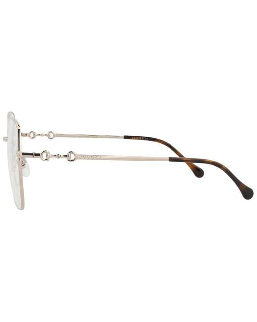 Gucci Metallic Saint Laurent 55Mm Optical Frames