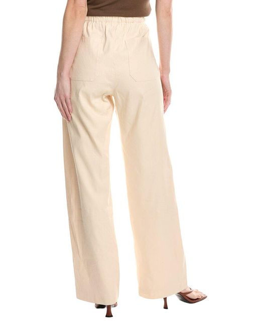 Rag & Bone Natural Logan Linen-Blend Beach Pant