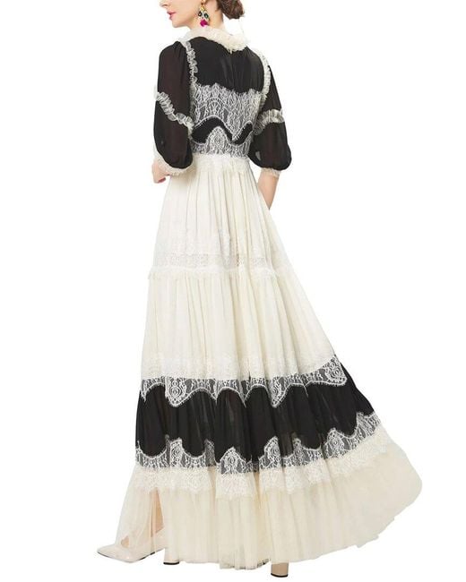 BURRYCO White Short Sleeve Maxi Dress