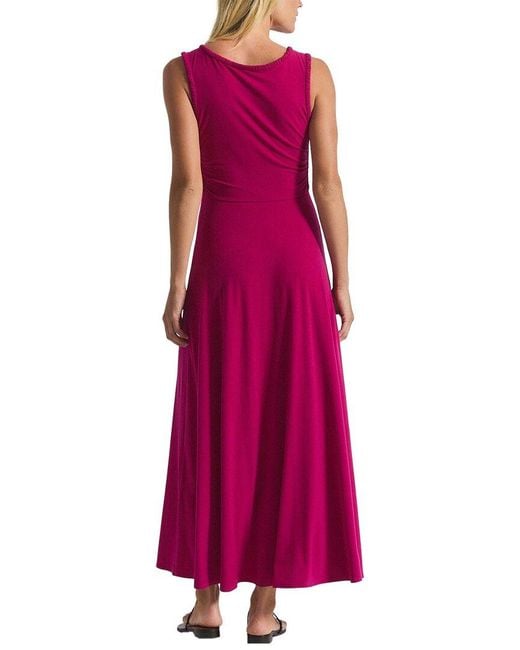 10 Crosby Derek Lam Pink Misha Matte Jersey Ruched Dress