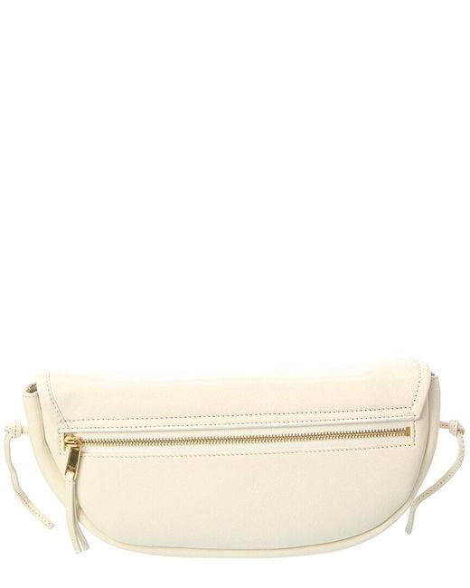 Céline Natural Half Moon Little Leather Shoulder Bag