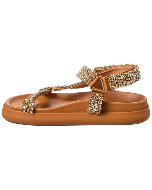 Ulla Johnson Brown Leather Sandal