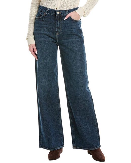 7 For All Mankind Blue Scout Thrill Wide Leg Jean