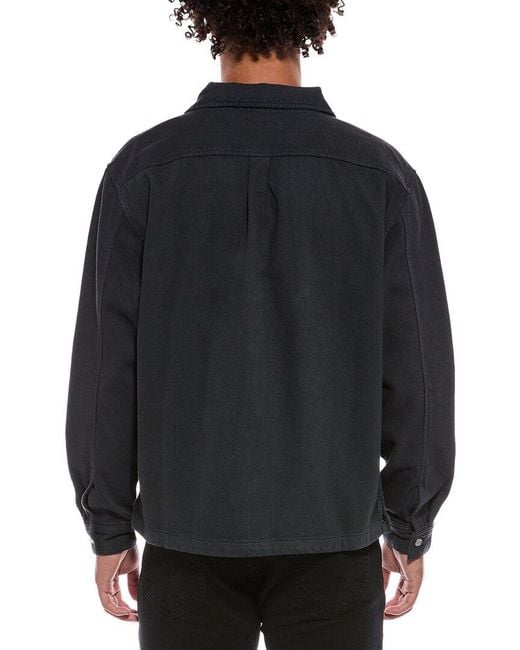 FRAME Black Frame Relaxed Shirt for men