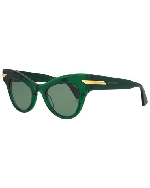 Bottega Veneta Green Bv1004s 47mm Sunglasses