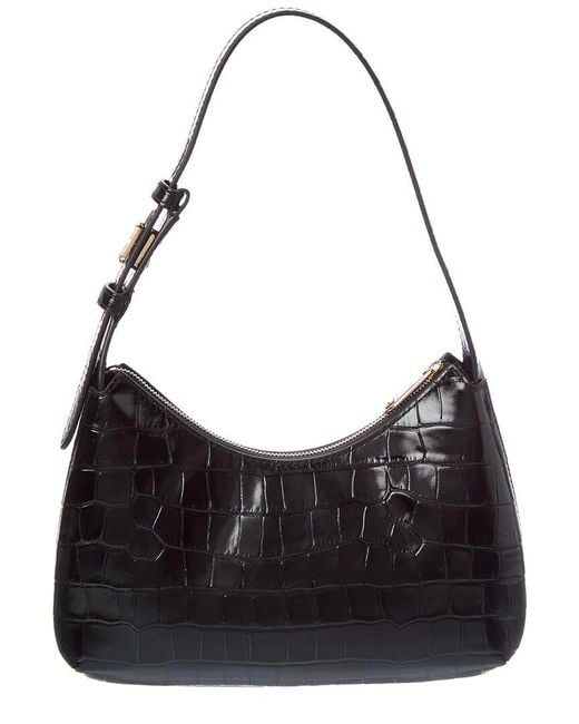 Furla Black Febe Small Leather Hobo