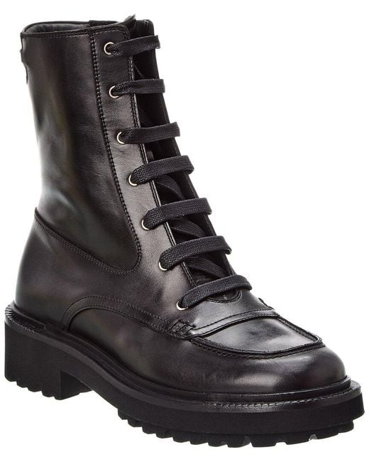 Ferragamo Black Orlando Leather Boot