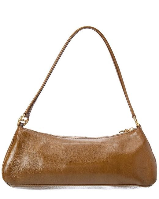 Chloé Brown 99 Leather Shoulder Bag