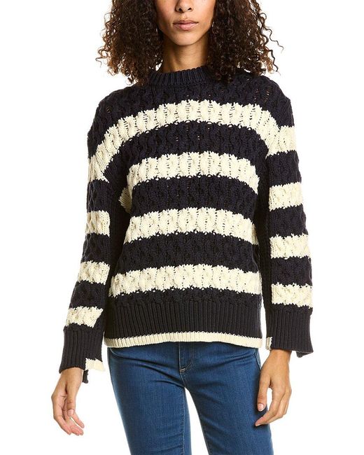 7021 Black Cable Knit Sweater