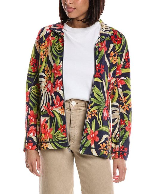 Tommy Bahama Aruba Printed Calli Cove Full zip Jacket in Red Lyst Canada