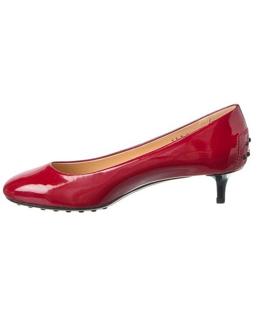 Tod's Pink Leather Pump