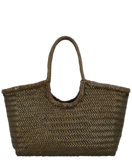 Dragon Diffusion Brown Nantucket Big Leather Tote